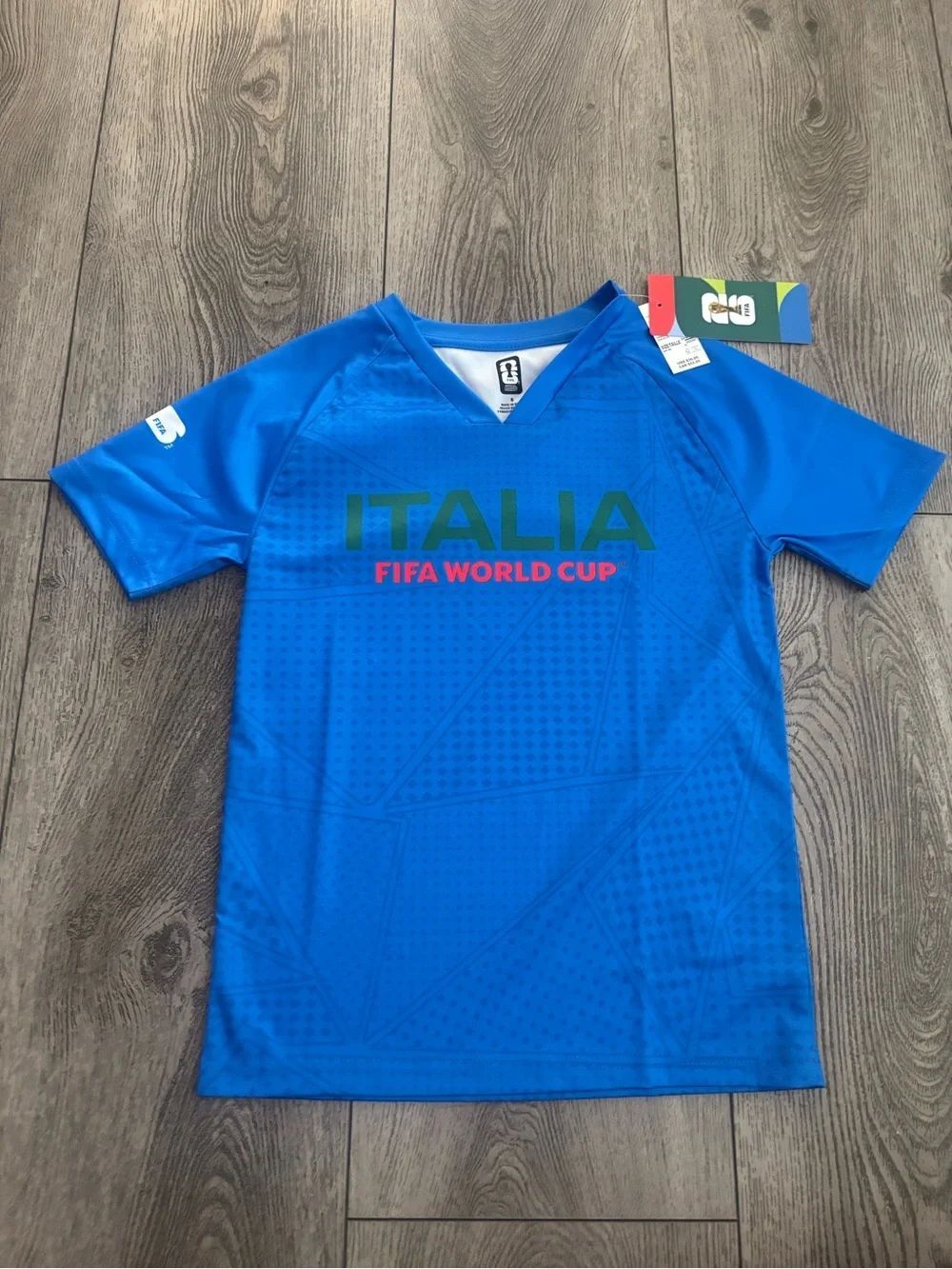 The Children's Place Blue Italia FIFA World Cup Kids Shirt